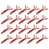 20PCS Soft Fishing Crawfish Lure Lobsters Baits Floating Shrimp Lobsters Baits Crayfishs Lure Swimbait Enduring