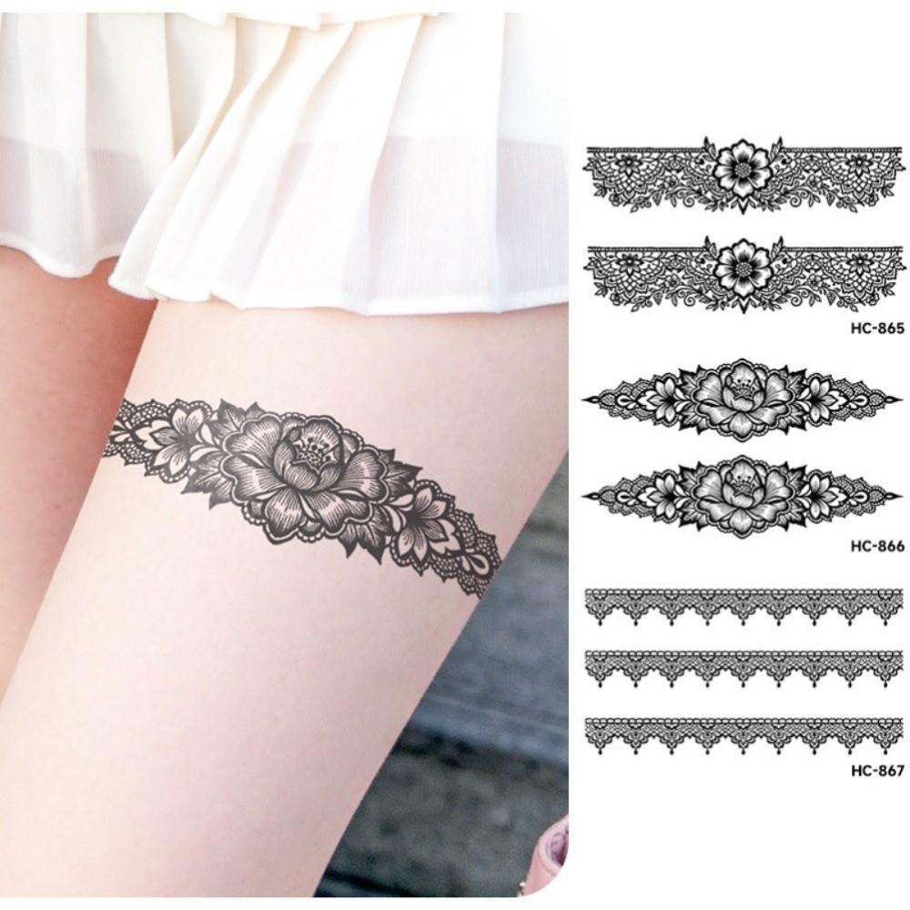India Mehndi Flower Henna Temporary Tattoo Stickers Body Art Sticker Women/Lady/Girl
