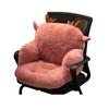 Cute Chair Cushion Comfy Plush Seat Cushion with Backrest Non-Slip Floor Pillow Tatami Seat Pad for Office Lazy Sofa Bedroom