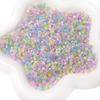 4 мм бусины Aurora Cat's Eye Millet, стеклянные круглые бусины, самодельные бусины для нанизывания вручную, аксессуары для браслета-цепочки для сотового телефона, бусины свободного покроя, прекрасный цвет