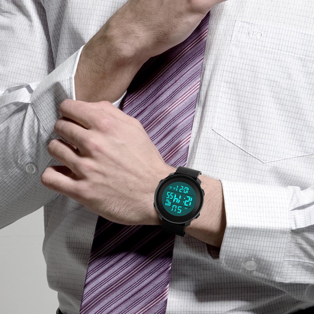 Luxury Men Analog Digital Military Sport LED Waterproof Wrist Watch