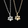 Cute Animal Cat Claw Foot Palm Necklace Fashion Clavicle Chain Female Necklace Accessories AVE