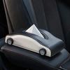 1 шт. Автомобильная салфетница Креативный держатель бумажных полотенец в машине Декоративная коробка для хранения салфеток Стильный органайзер для салона автомобиля