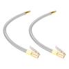 2 шт. Шланг-адаптер для накачки шин, 13 дюймов, шланг из нержавеющей стали, резьба M8, удлинительный шланг для воздушного насоса для автомобилей