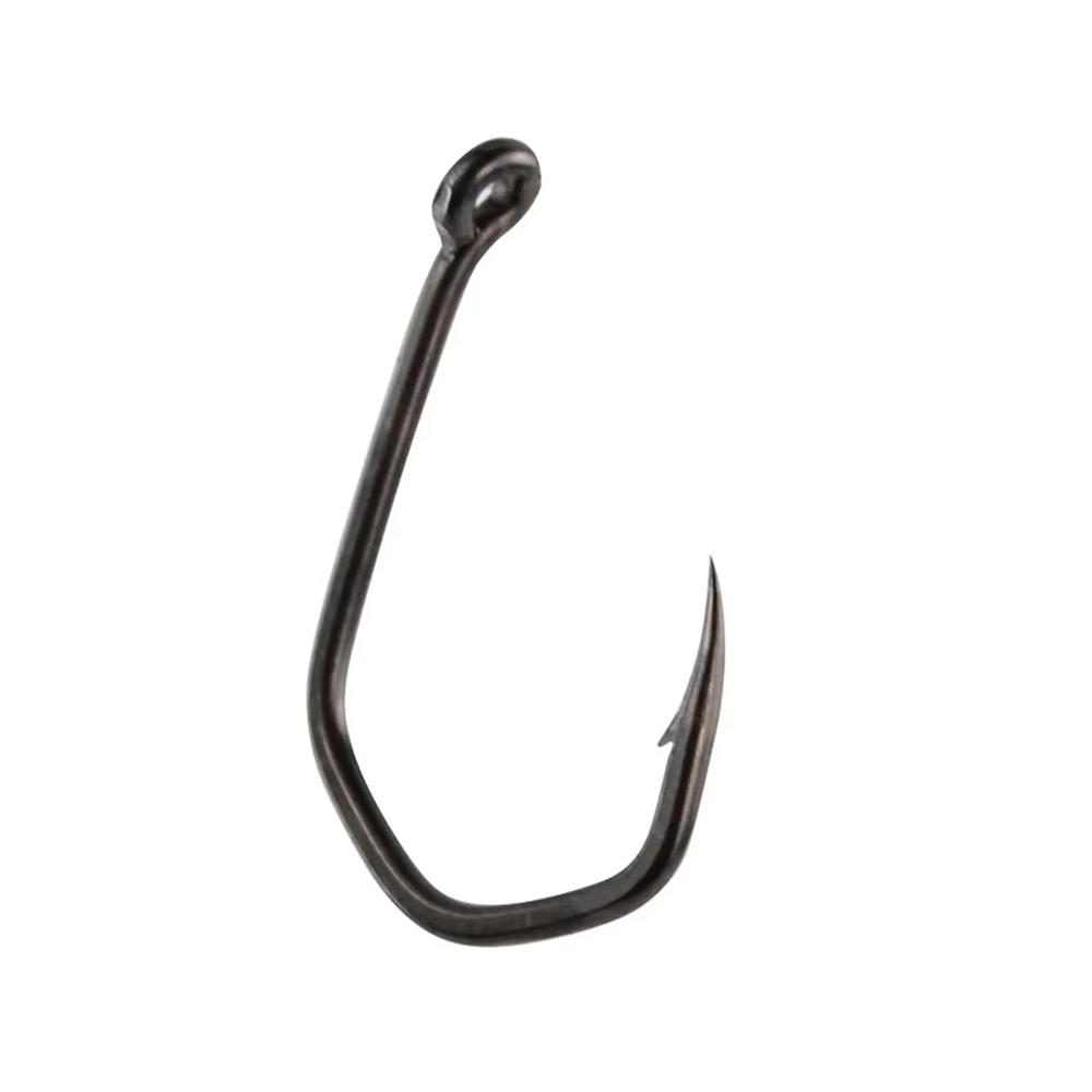 500 pieces per bag Eyed Barbed Fishing Hooks Pinpoint Claw PTFE Coated High Carbon Steel Durable hooks 8019