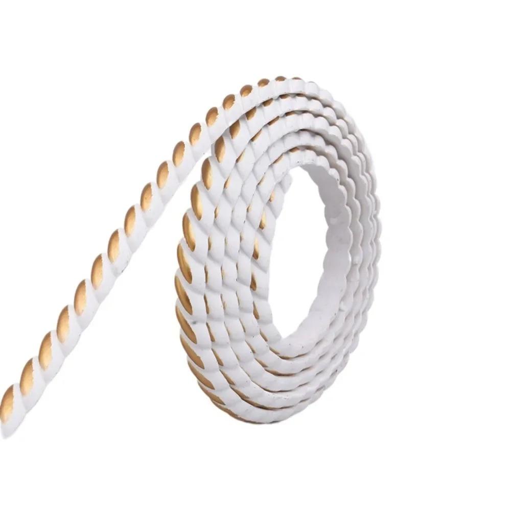 1 шт. 1/2/3 метра DIY Декоративная Покрашиваемая Настенная Плинтусная Лента Самоклеящаяся Гибкая Молдинговая Отделка Снимай и Клей ПВХ Панельная Лента