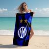 Beach Towel with Inter Milan logo1 Pattern - soft,absorbent,machine washable Lightweight&Modern,swimming,Travel Essentials