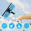 Window Cleaning Tool 2 In 1 Cleaning Squeegee Kit 35-59.5inch Scalable Cleaning Tool Rotatable Double Sides Glass Cleaner Mop