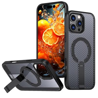 Новое охлаждение Теплоотвод Для Magsafe Магнитный чехол Для iPhone 17 16 15 14 13 12 Pro Max Plus E Ударопрочный Скрытый держатель Чехол