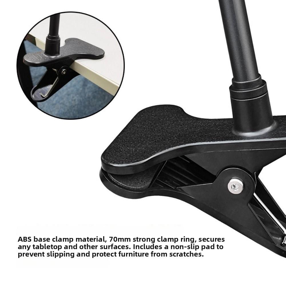 Multifunctional Universal Camera Clamp Mount Flexible Punch-free Clip on Webcam Stand Sturdy Heavy Duty Camera Bracket Home