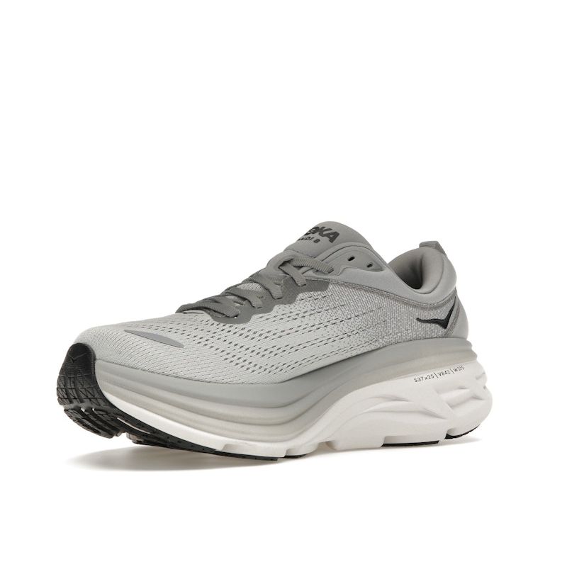 HOKA Bondi 8 Sharkskin Men Sneakers Grey Harbor-Mist 1123202-SHMS