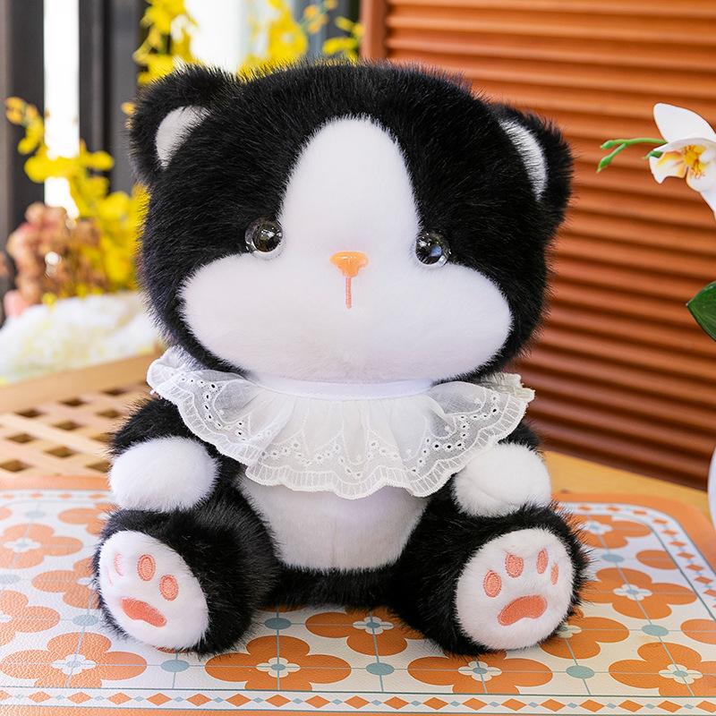 2025 новая сидящая кошка кукла-сокровище плюшевая игрушка милая кукла для игрового автомата подарок для обмена