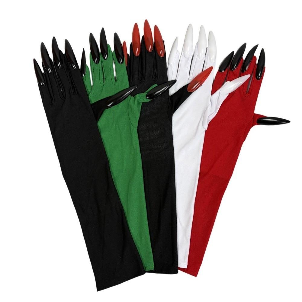 Funny Long Nails Gloves Cosplay Costume Props Paw Gloves Halloween Party