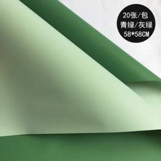 20 шт. водонепроницаемая 2 цвета оберточная бумага для цветов розы в корейском стиле толстая подарочная оберточная бумага для цветов флориста