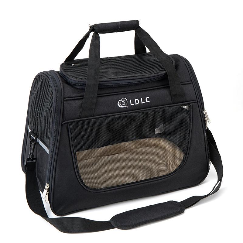 Съемная сумка на одно плечо для перевозки домашних животных - увеличенная переноска для кошек и собак