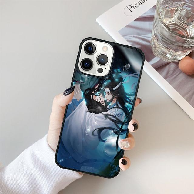 Неукротимый Вэй Усянь Лань Ванцзи Милый Чехол Для Телефона Для iPhone 17 Air 15 16 Pro Max 14 13 12 11 Pro Max Plus