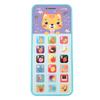 Baby Cell Phone Toy English Learning Rechargeable Simulated Smart Phone Toy for Developmental Green