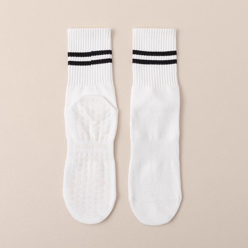 Женские весенне-летние новые профессиональные носки-гольфы для пилатеса и йоги с нескользящей подошвой