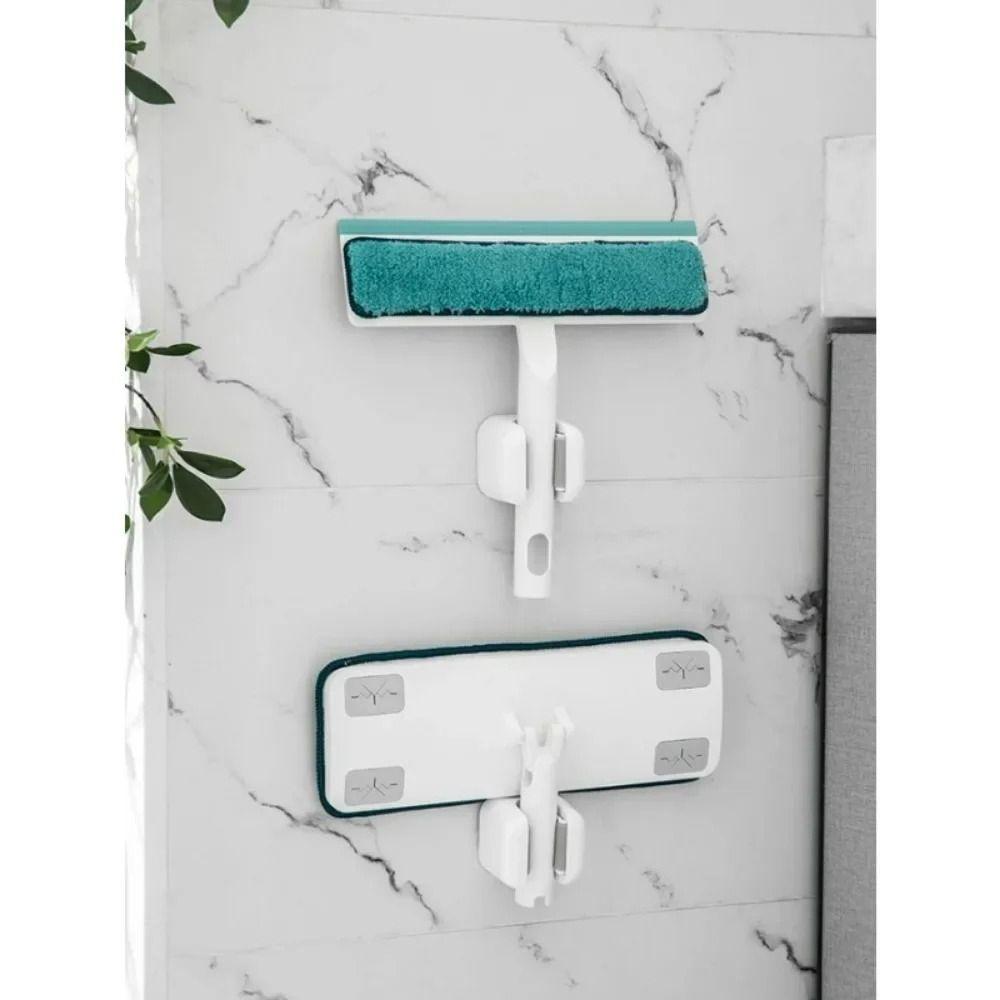 1Pcs Non Punching Mop Clip Brush Broom Hanger Racks Multi-Purpose Mop Holders Kitchen Bathroom Storage Accessories Non Slip