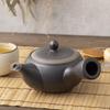 Tokoname-yaki teapot, Morimasa, black-glazed, 360ml, with a Ceramesh lining, suitable for gyokuro and kabusecha tea, made in Japan, boxed, tk003