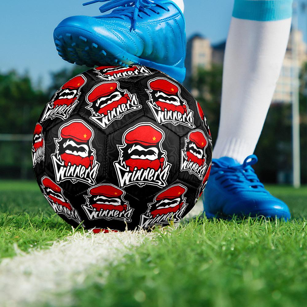 Wydad AC Artwork Size 5 Soccer Balls, High-Quality, Anti-Slip, Protective Football, a Unique Gift Suitable for Birthdays, Christmas