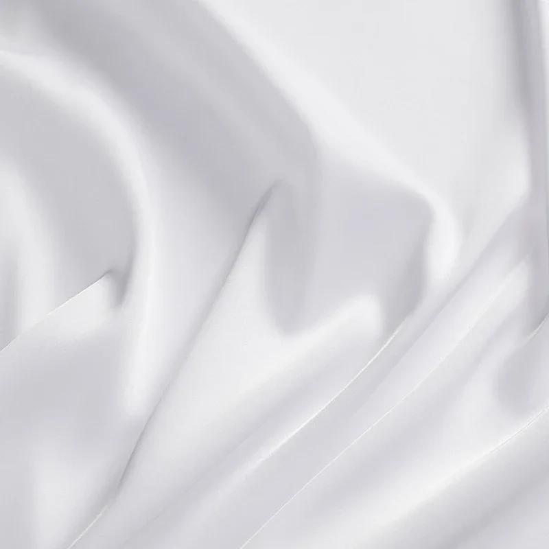 100x125 см Ice Sensitive Тонкая эластичная матовая атласная ткань Атласное платье Камзол Рубашка Пижама Ципао Ткань для дизайна одежды