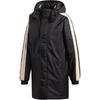 Originals Removable Logo Letter Hooded Warm Cotton Jacket Women Jackets Black DH4567