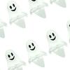 20 Pcs Mini Ghost Ornaments Sitting Ghost Miniatures Halloween Screaming