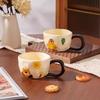 Cute and Cute Cartoon Bear Cup Ceramic Mug Household Coffee Water Cup Breakfast Cup Couple Drinking Water Cup