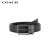 Мужской ремень COACH с двусторонней пряжкой-штифтом и фирменным принтом