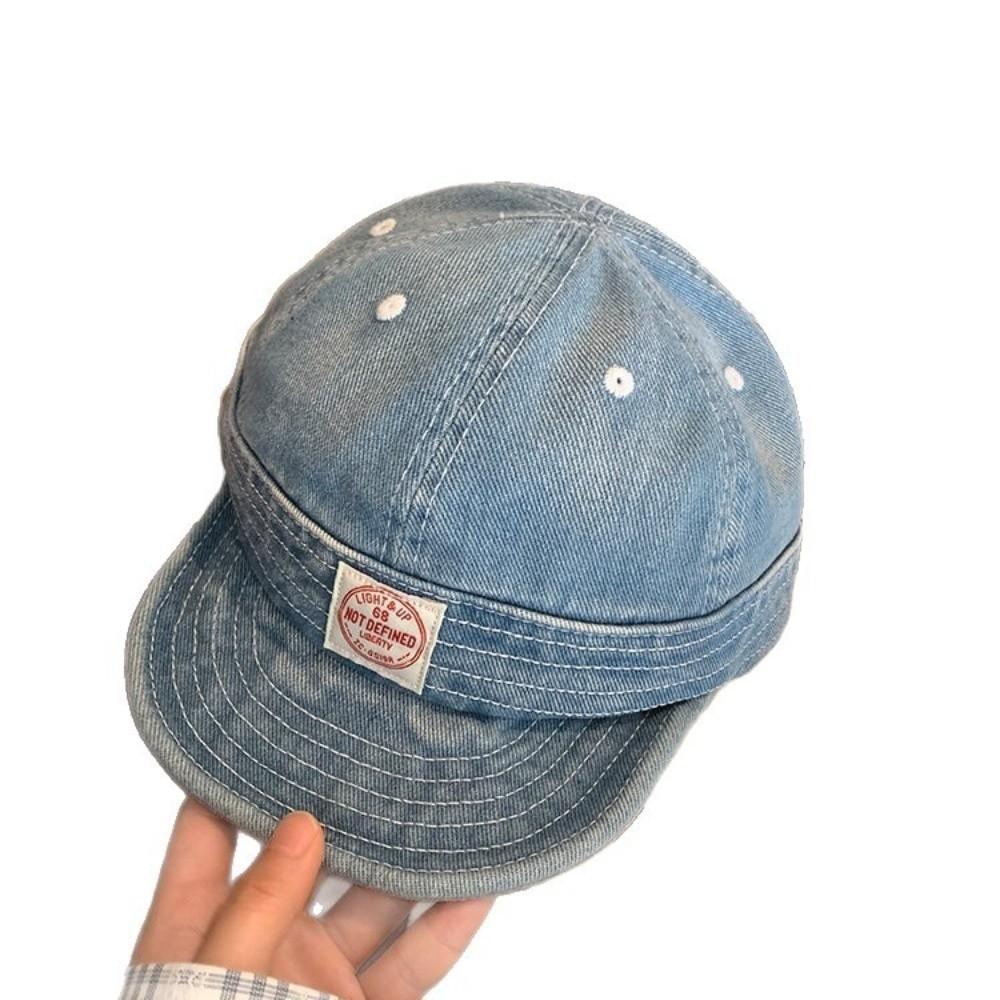 Vintage Soft-Brimmed Hat Breathable Snapback Hat Casual Sun Hat for Men Women
