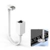 Кабель-удлинитель Ethernet CAT7 10 Гбит/с, 90-градусный удлинитель, угловой сетевой кабель RJ45-адаптер для ПК