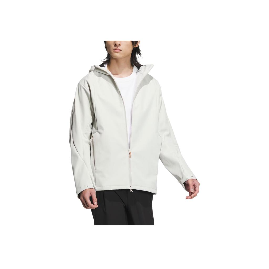 Adidas Wuji Series FW24 Water-Resistant Woven Casual Hooded Jacket Men Jacket Talc JI8713