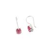 Pink Tourmaline Gemstone 925 Sterling Silver Jewelry Handcrafted Earrings 0.92" EE-174-6