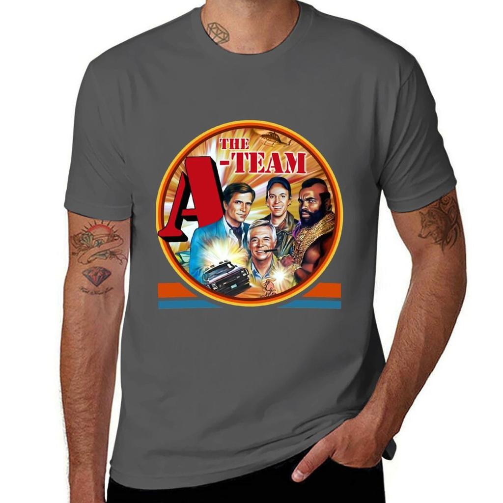 The A Team Tshirt Plus Size Simple Casual Top
