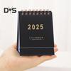 Настольный календарь 2025, ежегодный планировщик, перекидной календарь со спиральным списком дел, органайзер для расписания, домашний офис, школьные принадлежности
