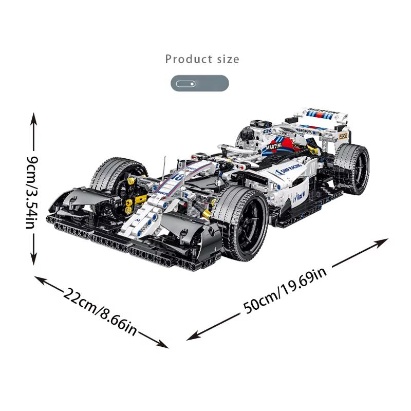 Высококачественный 1152 детали Высокотехнологичный Первоклассный F1 Первоклассный Гоночный Автомобиль Строительный Набор Высококачественная Коллекция Строительных Блоков Комплект -