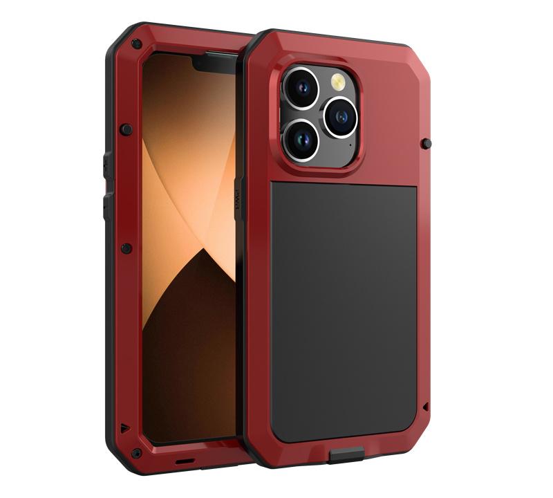 IP4 Водонепроницаемый Прочный Металлический Чехол Для Для Iphone 17 Air 16 1 Pro Max 14 Plus 13 12 Mini 11 С Крышкой из Стекла Gorilla Glass Fundas