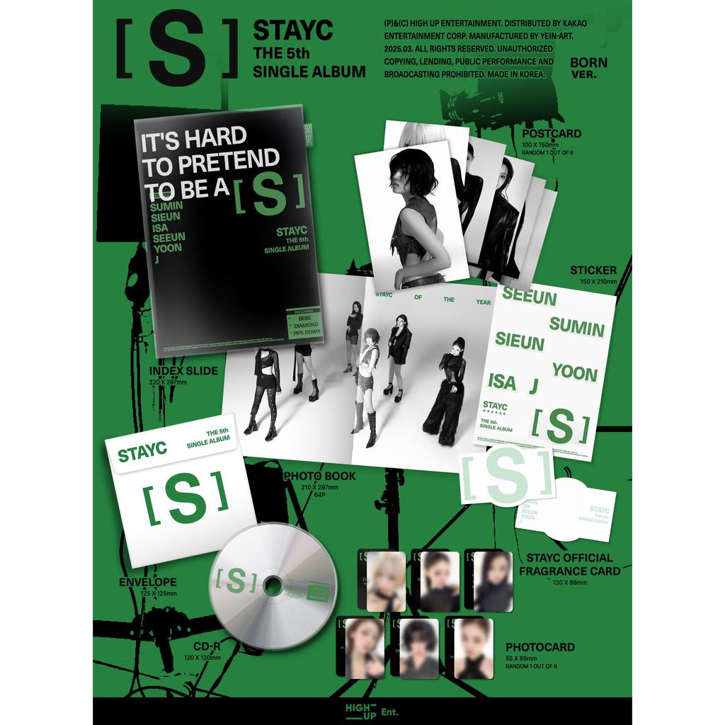 STAYC Одиночный альбом 5-й [S] (Онлайн-преимущество)
