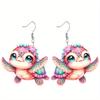Милые акриловые серьги-подвески с ежиками для женщин, Y2K мода, серьги с животными, трендовые женские серьги, подарок на день рождения и праздник