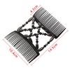 Styling Tool Handmade Bun Maker Beaded Hair Clip Magic Hair Comb Double Comb Elastic Hairpin