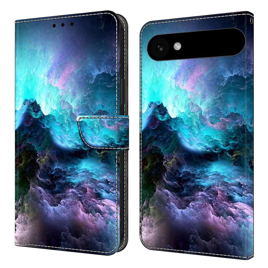 For iPhone 17 Air Leather Case Pattern Printing Wallet Stand Flip Phone Cover