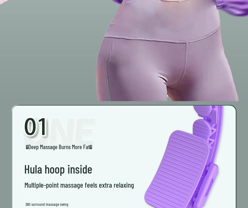 Умный утяжеленный хулахуп для похудения талии и тонизирования живота