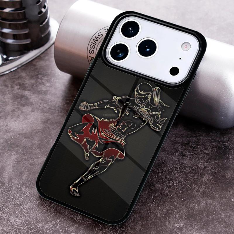Чехол для телефона Муай Тай для iPhone 17 16 15 Pro Max Air 14 13 12 11 Plus Ударопрочный Чехол Capa