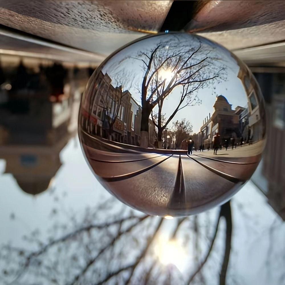 Transparent Crystal Glass Ball Round Lens Globe Crystal Decorative Balls Home Decor