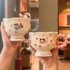 Инс ветер молоко фуфу горошек щенок чашка для воды высокая ценность керамическая кружка детская чашка для завтрака подарок на день рождения
