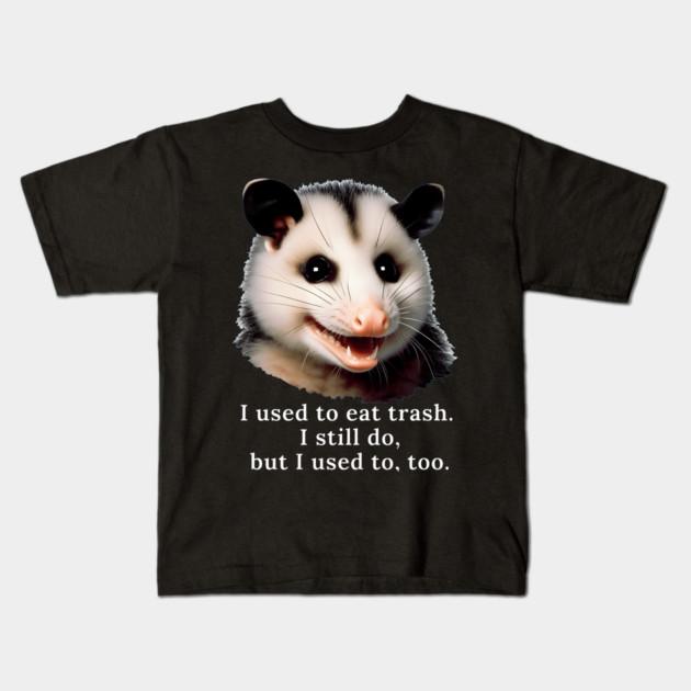 Boys Girls Soft Cotton Graphic Tees Possum Breathable Daily School Wear Kids T-Shirts