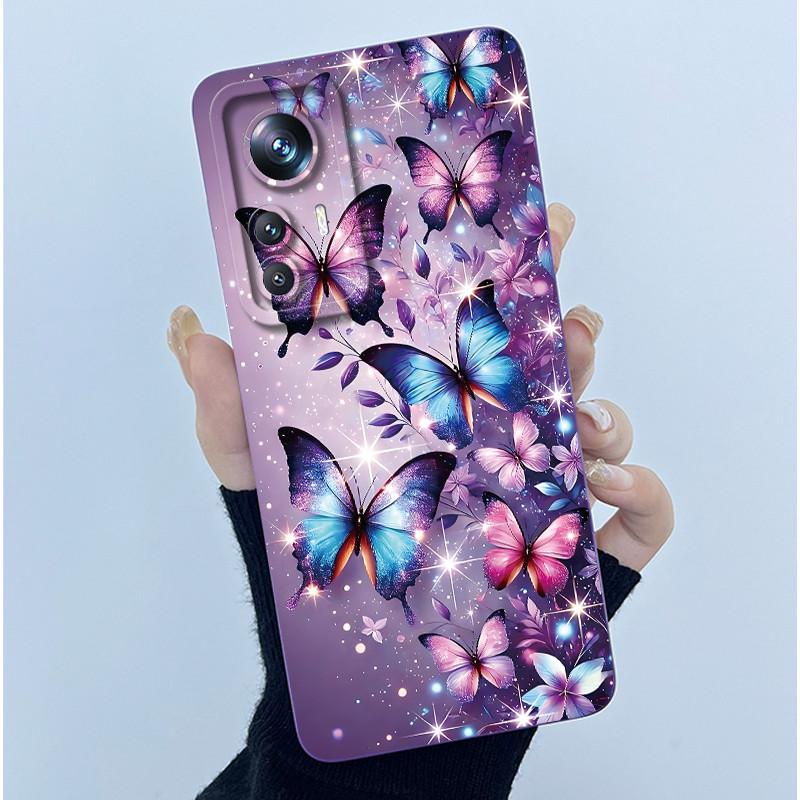 For Xiaomi 12 Lite 12T Phone Case Fashion Simplicity Oil Painting Cover Soft Liquid Silicone Shell For Xiaomi Mi 12T Pro Fundas