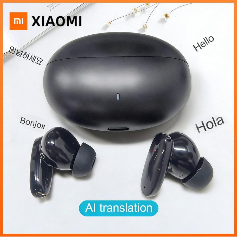 Xiaomi AI Translation Earbuds Real Time Headphones with Mic Bluetooth 5.4 150+ Languages for Travel Business Learning for Lenovo Smart