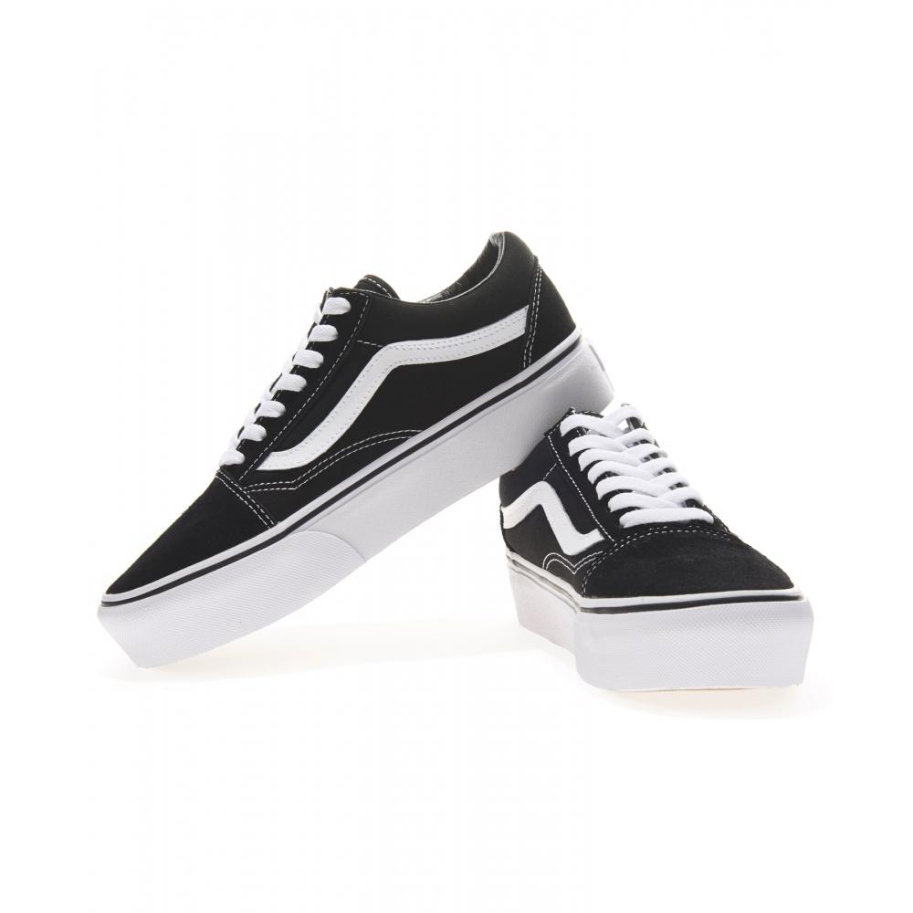 Vans Платформа Old Skool Черный Белый Vn0a3b3uy281 Платформа Old Skool Черный Белый
